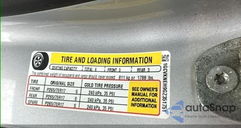 2016 Chevrolet Silverado 1500 Wt z USA, uszkodzony, nr VIN 1GCVKNEH9GZ351751